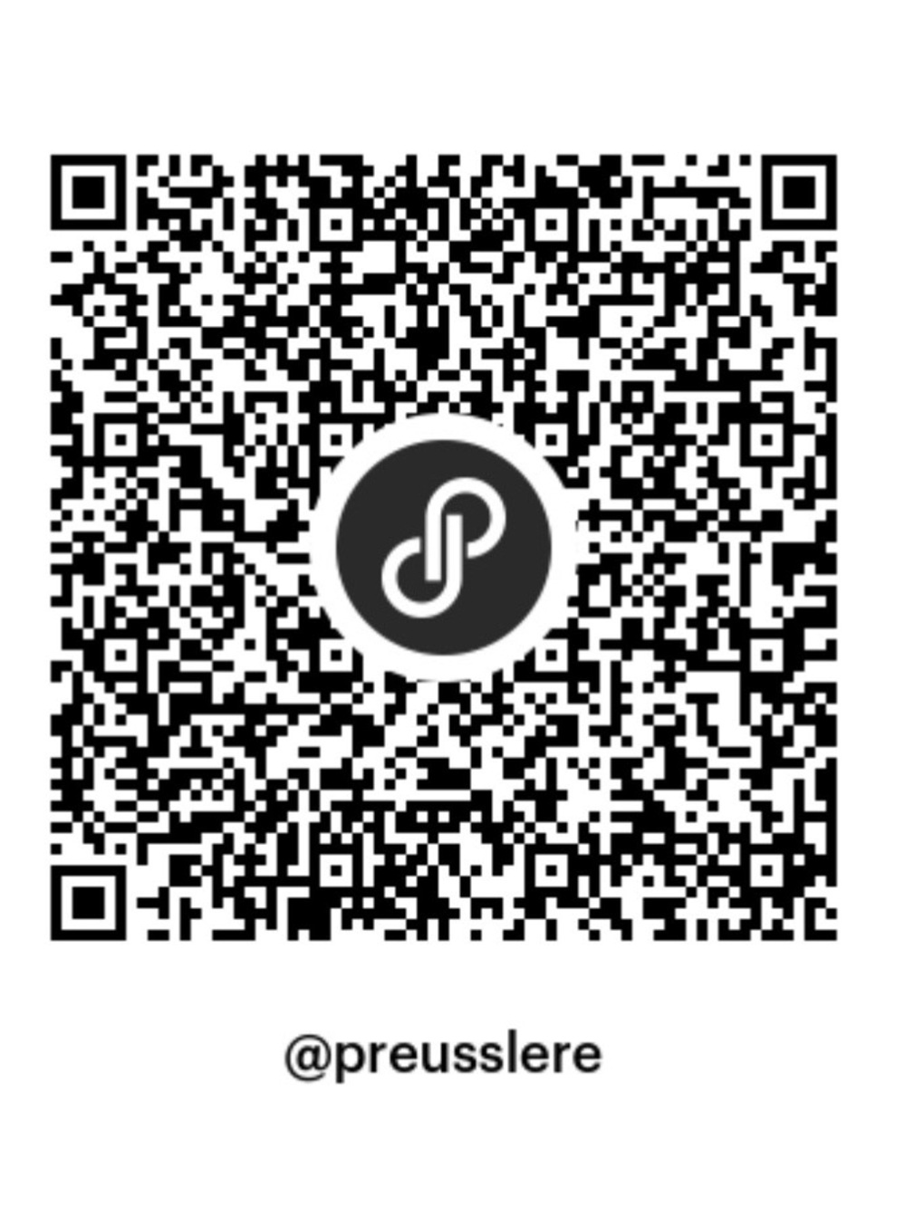 Preusslere QR Code Sticker